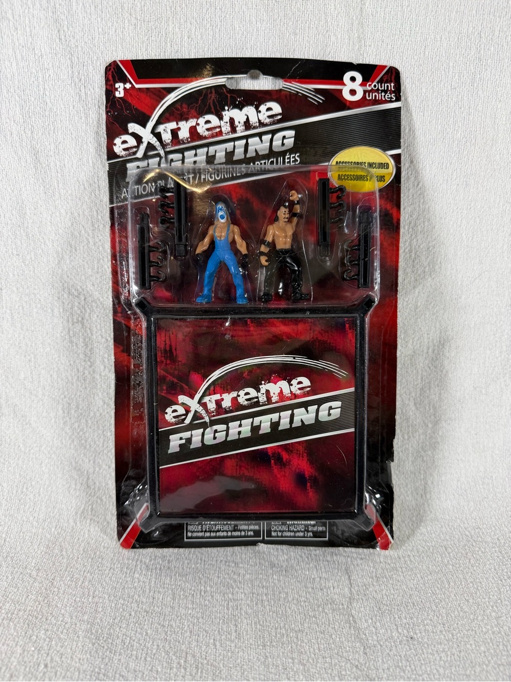 Extreme Fighting Wrestling Action Figures, Ring, and Accessories Set
